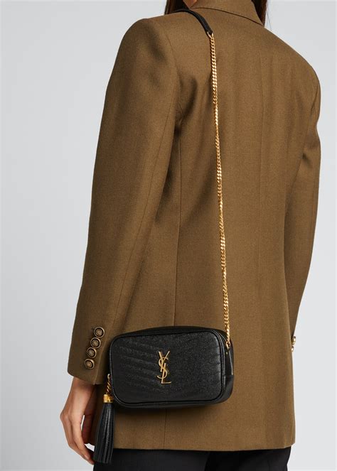 ysl borsa tracolla lou mini bag|mini Lou quilted leather crossbody bag .